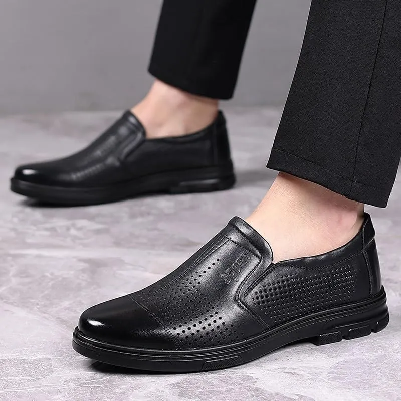 Men's Dressy Suit Tuxedo Metal Shoelaces Weeding Prom Derby Shoes Men Breathable Business Oxford