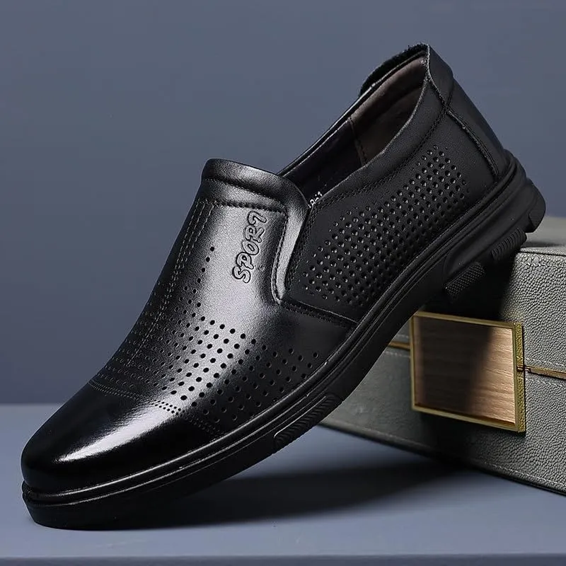Men's Dressy Suit Tuxedo Metal Shoelaces Weeding Prom Derby Shoes Men Breathable Business Oxford