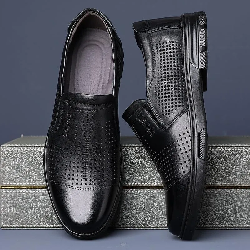 Men's Dressy Suit Tuxedo Metal Shoelaces Weeding Prom Derby Shoes Men Breathable Business Oxford