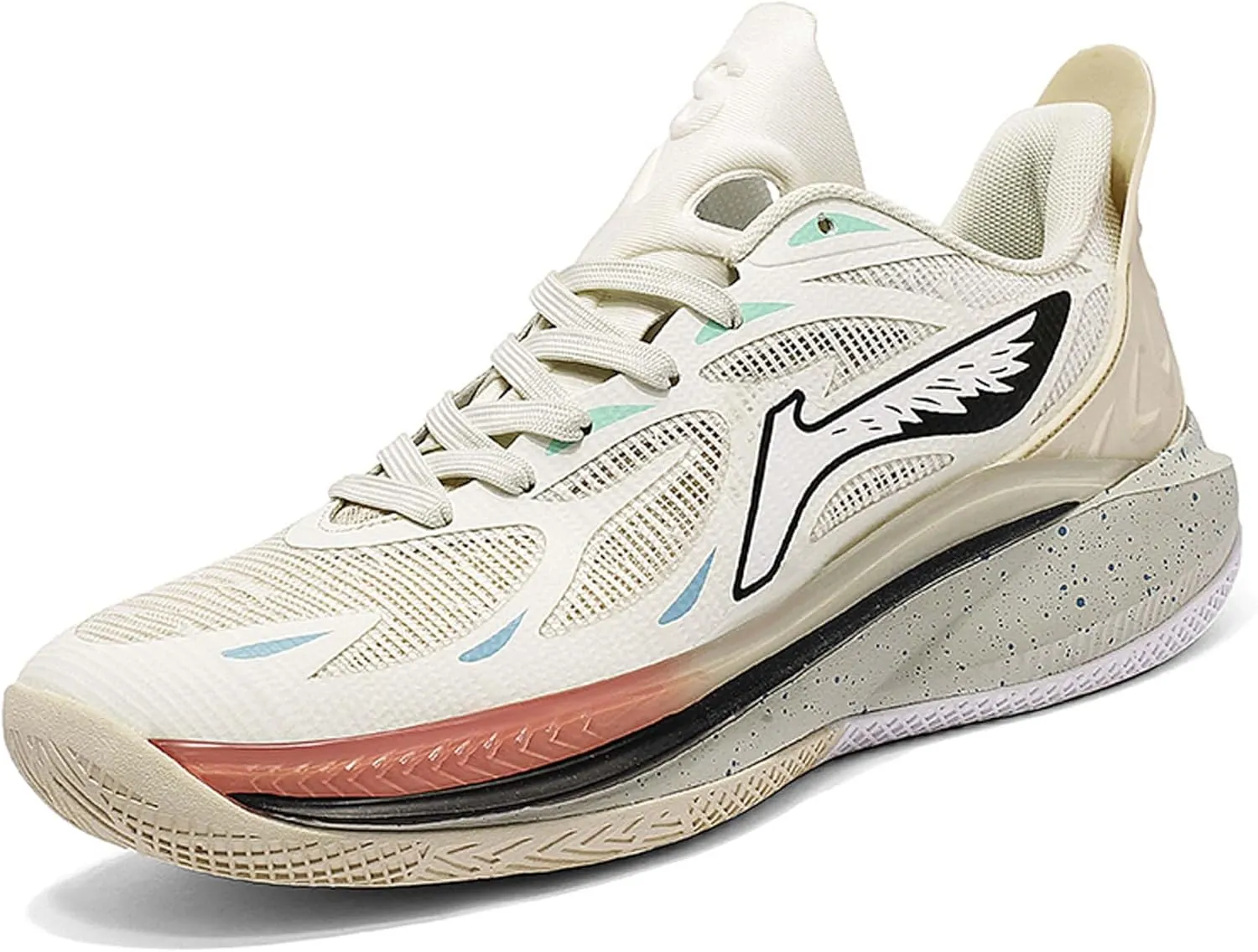 Men's Fashion Basketball Shoes Fashion Sneakers Breathable Mesh Casual Athletic Walking Shoes Non-Slip Wearable Training Sports Running Shoes