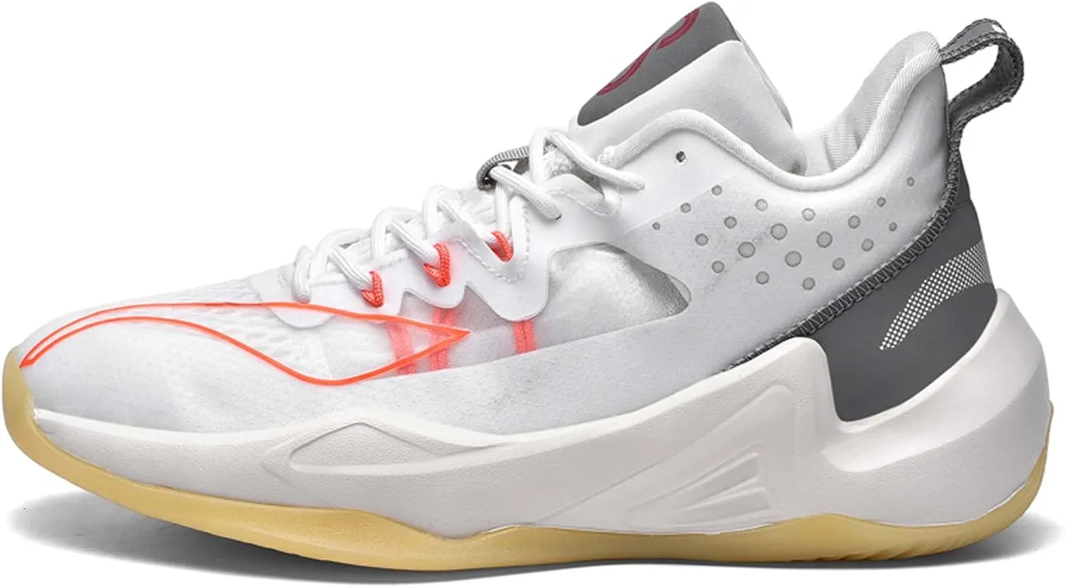 Men's Fashion Basketball Shoes Non-Slip Breathable Running Sneakers Outdoor Casual Sports Walking Shoes Street Personalized Trend Basketball Sneakers
