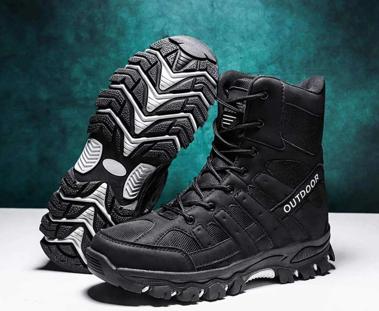 Men's Hiking Shoes Waterproof Anti Slip Hiking Boots Outdoor Lightweight Trekking Sneakers