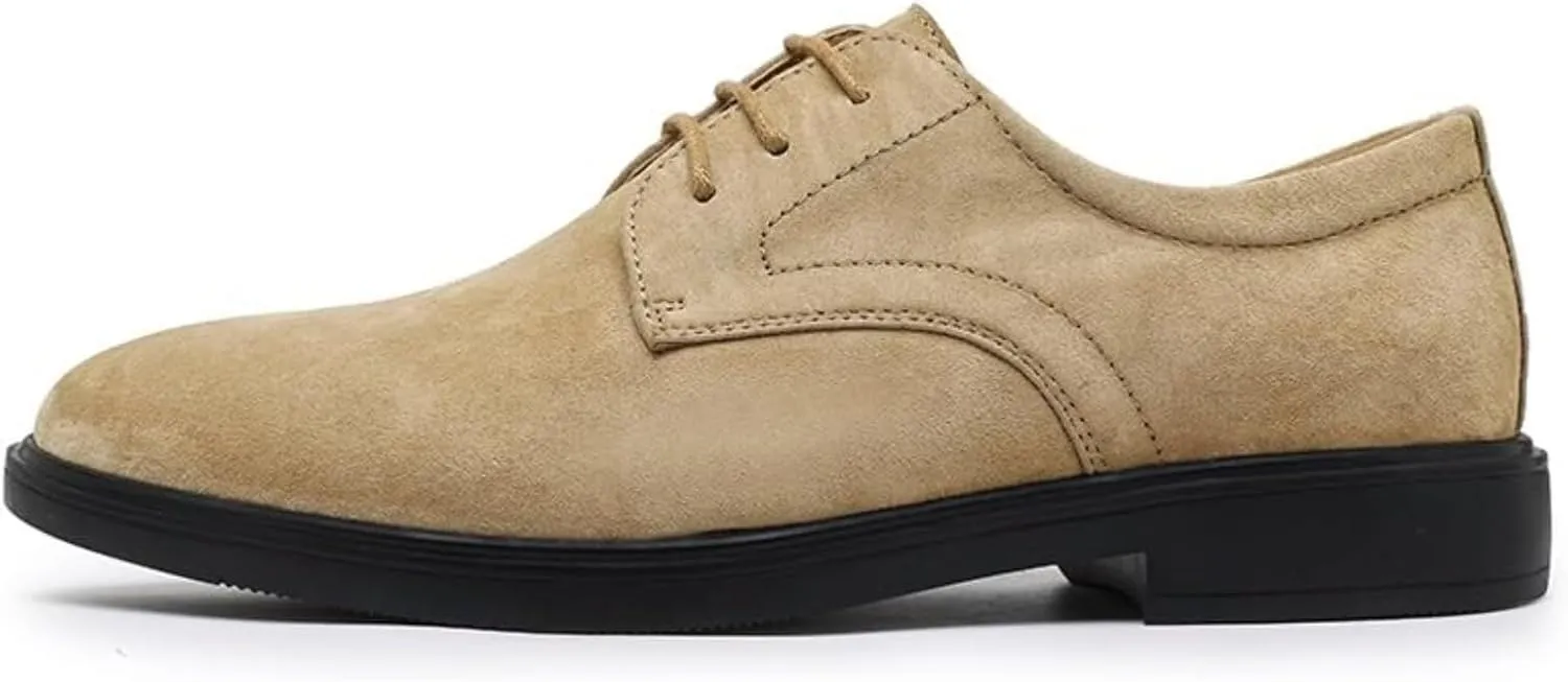 Men's Leather Lace Up Platform Work Oxfords Formal Business Oxford Shoes Men's Classic Lace Up Oxfords Dress Shoes Faux Patent Leather