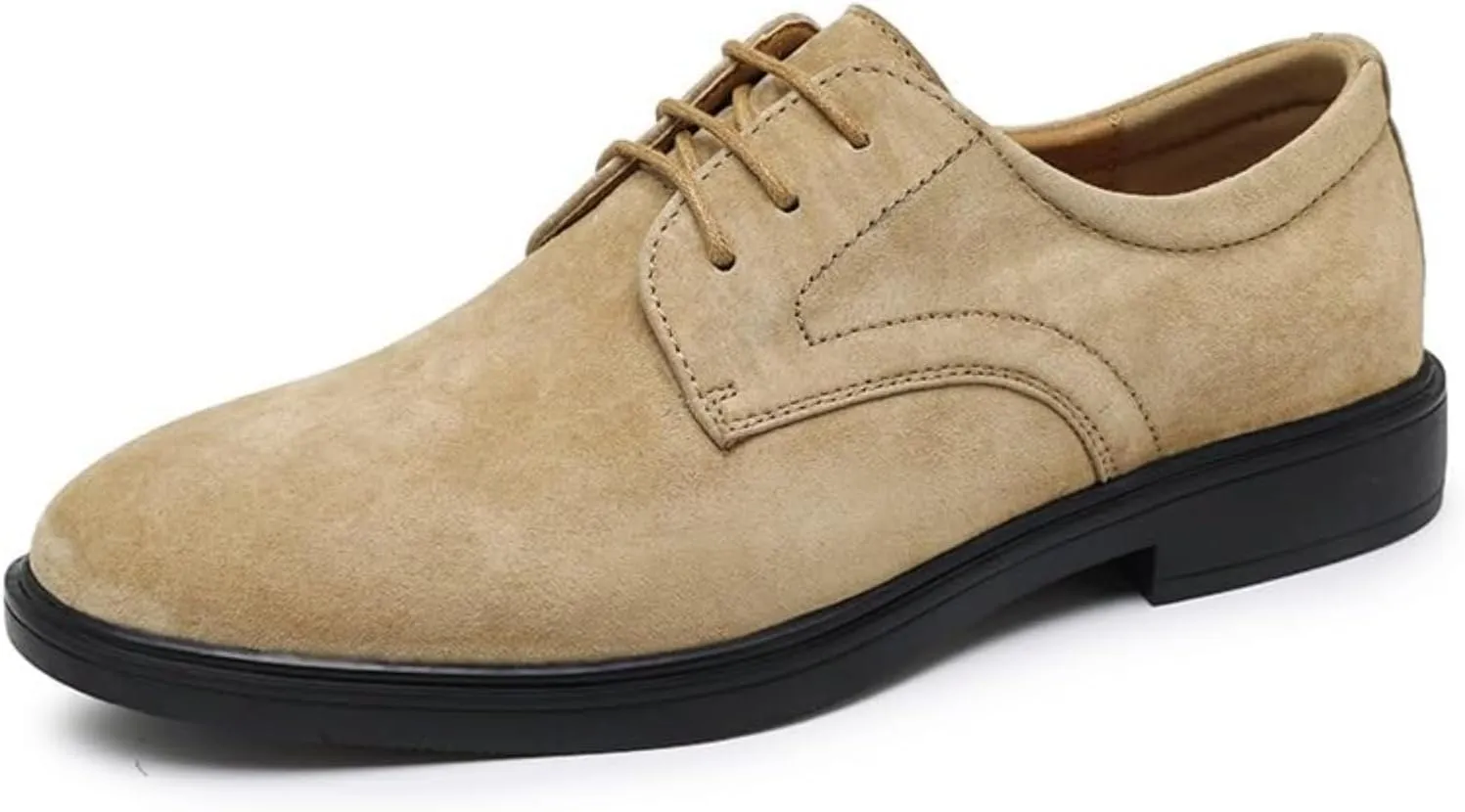 Men's Leather Lace Up Platform Work Oxfords Formal Business Oxford Shoes Men's Classic Lace Up Oxfords Dress Shoes Faux Patent Leather