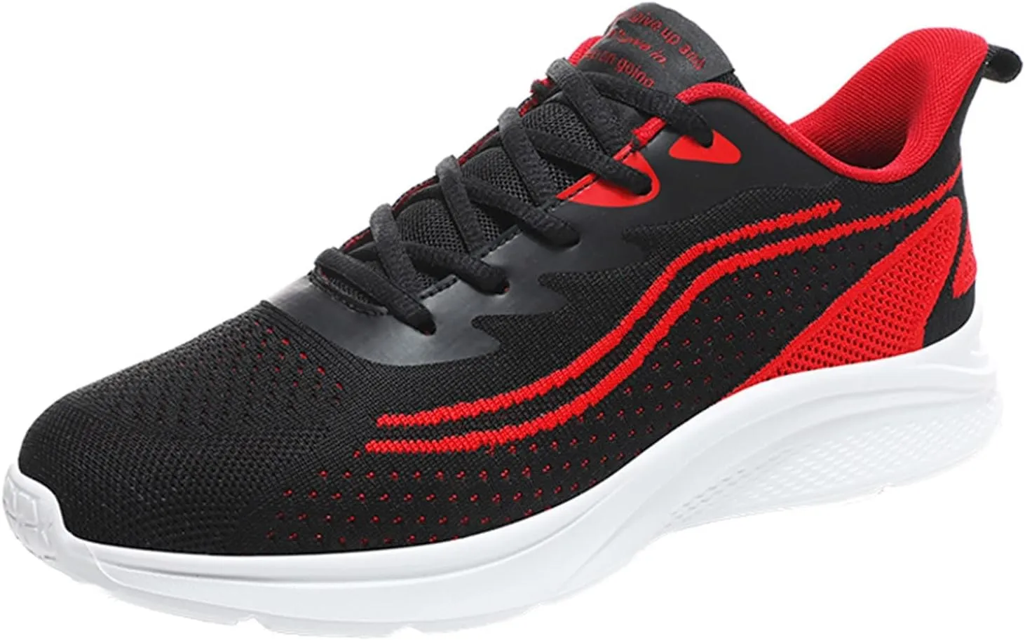 Men's Lightweight Cushion Sneakers Lightweight Breathable Slip On Running Shoe Men's Arch Support Insole Shoes