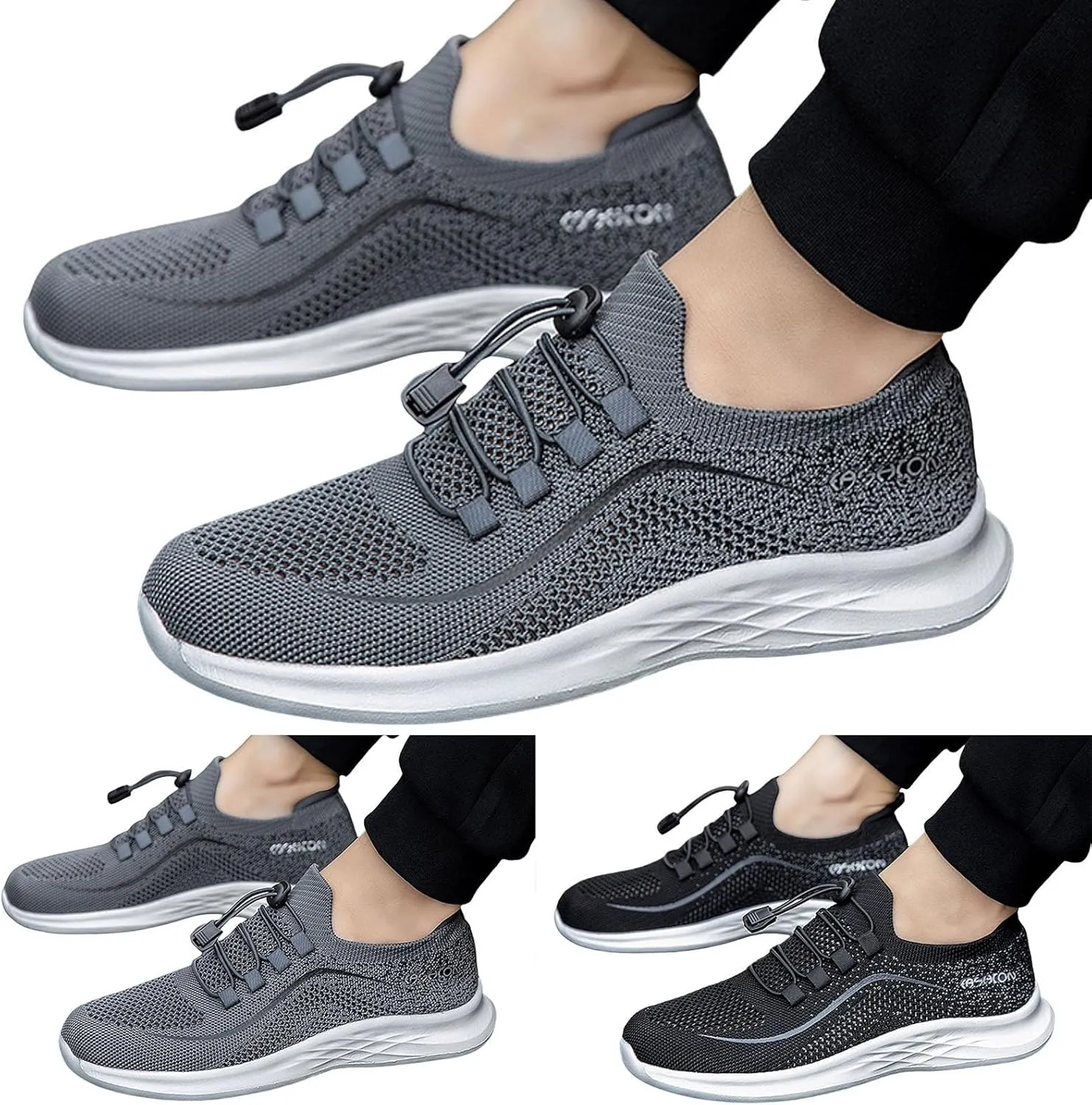 Men's Lightweight Non Slip Barefoot Shoes Supportive Running Athletic Sneaker Athletic Fashion Sneakers for Men