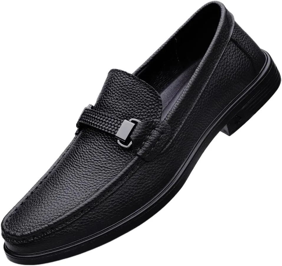 Mens Loafers Footwear Modern Non Slip Casual Business Work Formal Office Working Leather Derby Shoes
