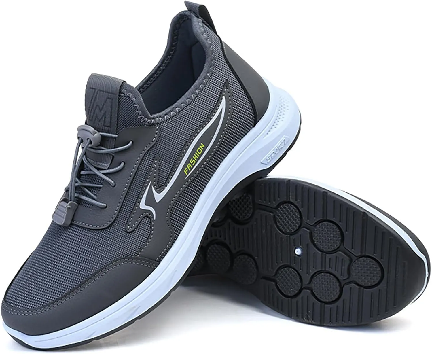 Men's Non Slip Barefoot Minimalist Shoes Comfortable Breathable Lace Up Sneaker Men's Breathable Barefoot Shoes