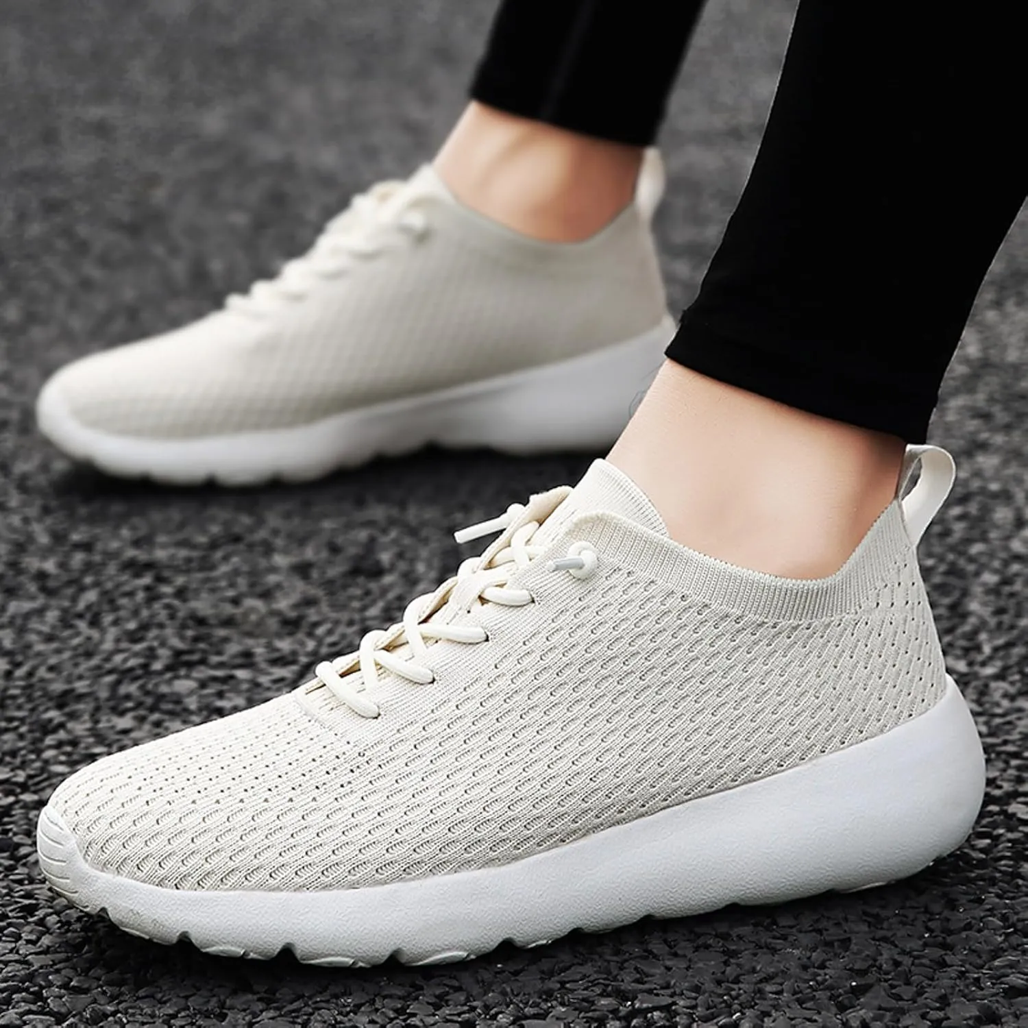 Men's Non Slip Tennis Sneakers Lightweight Sport Gym Jogging Walking Sneaker Lightweight Diabetic Shoes for Men