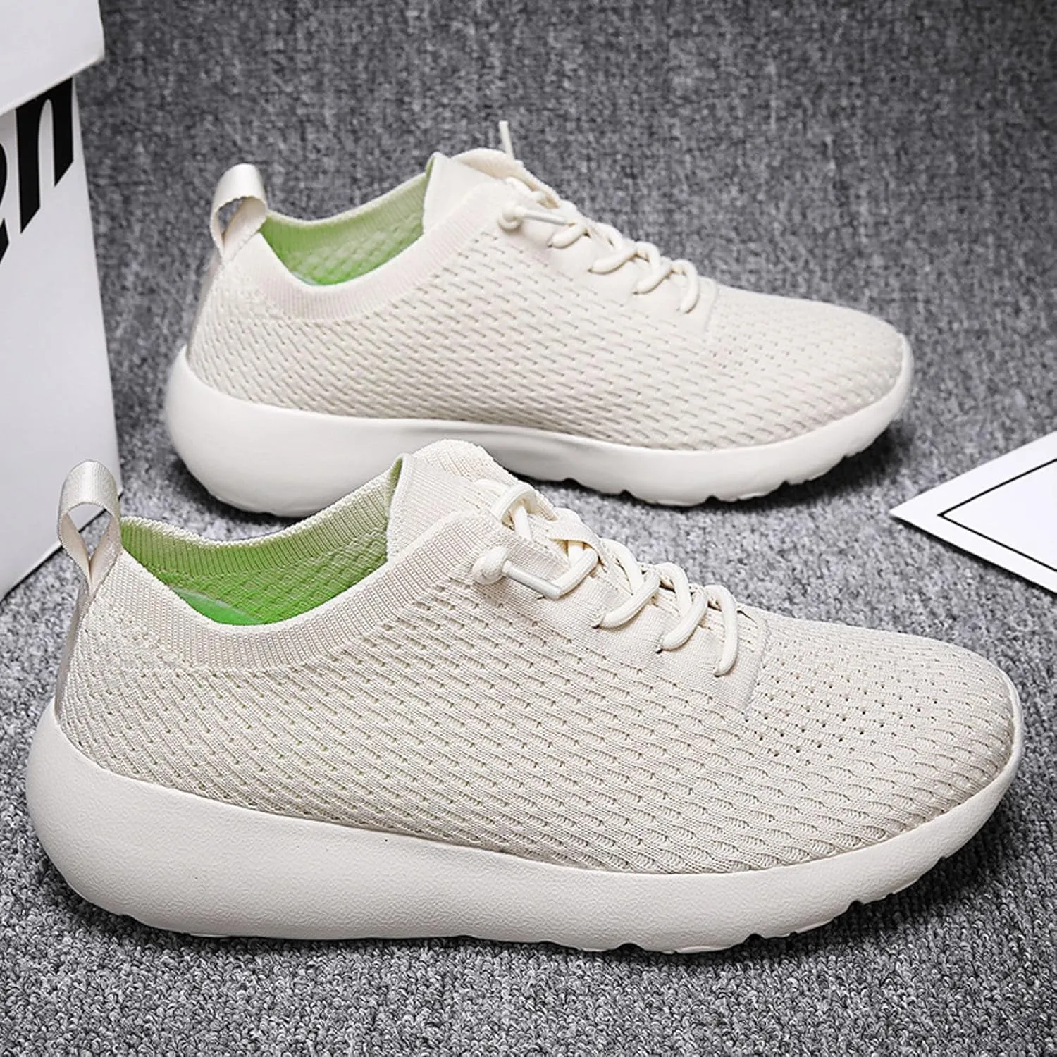 Men's Non Slip Tennis Sneakers Lightweight Sport Gym Jogging Walking Sneaker Lightweight Diabetic Shoes for Men