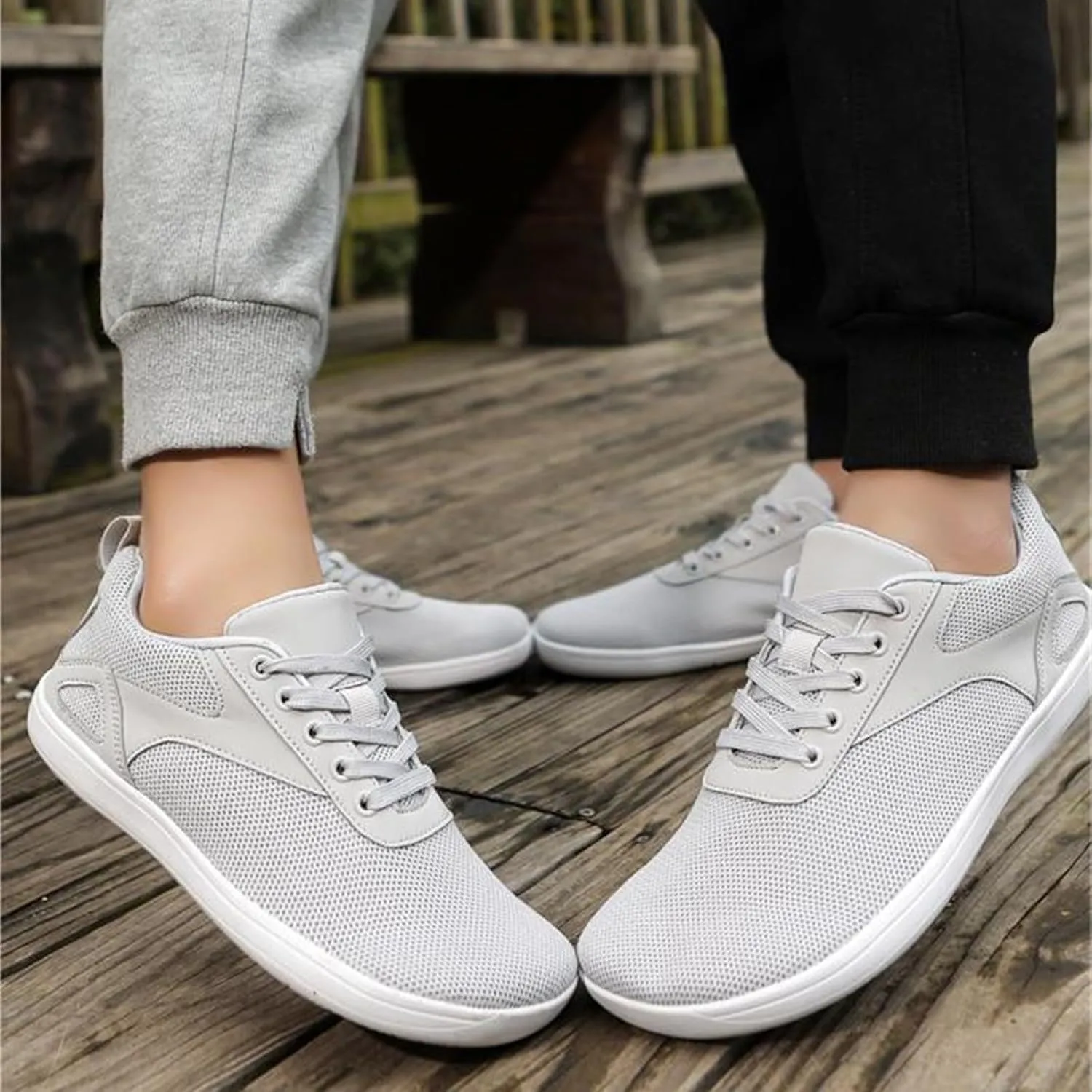 Men's Orthopedic Comfortable Lace Up Shoes Breathable Casual Comfortable Walking Sneaker Casual Stretch Sneaker