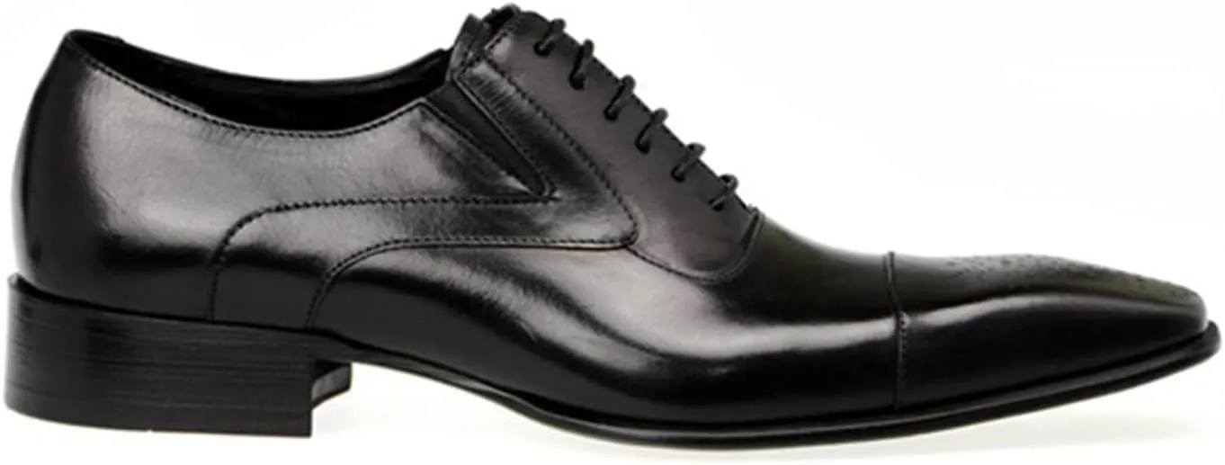 Mens Oxfords Dress Shoes Mens Formal Derby Brogue Shoes Business Square Toe Shoes Classic Wedding Shoes