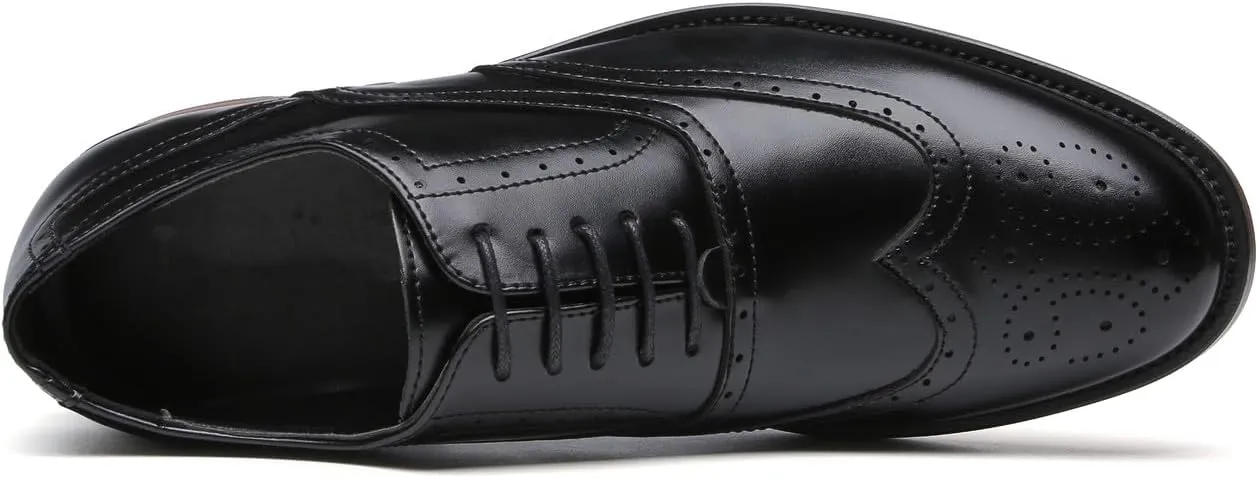 Men's Oxfords Formal Dress Leather Derby Fashion Casual Wedding Men's Shoes Tuxedo for Men