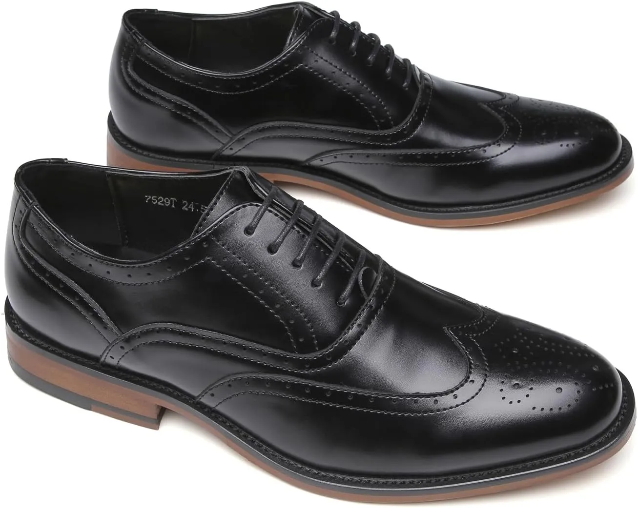 Men's Oxfords Formal Dress Leather Derby Fashion Casual Wedding Men's Shoes Tuxedo for Men