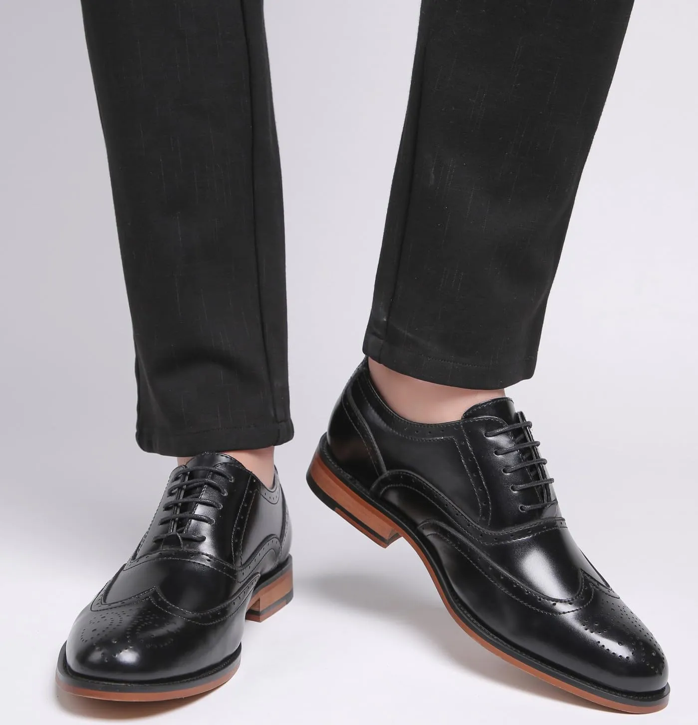Men's Oxfords Formal Dress Leather Derby Fashion Casual Wedding Men's Shoes Tuxedo for Men
