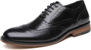 Men's Oxfords Formal Dress Leather Derby Fashion Casual Wedding Men's Shoes Tuxedo for Men