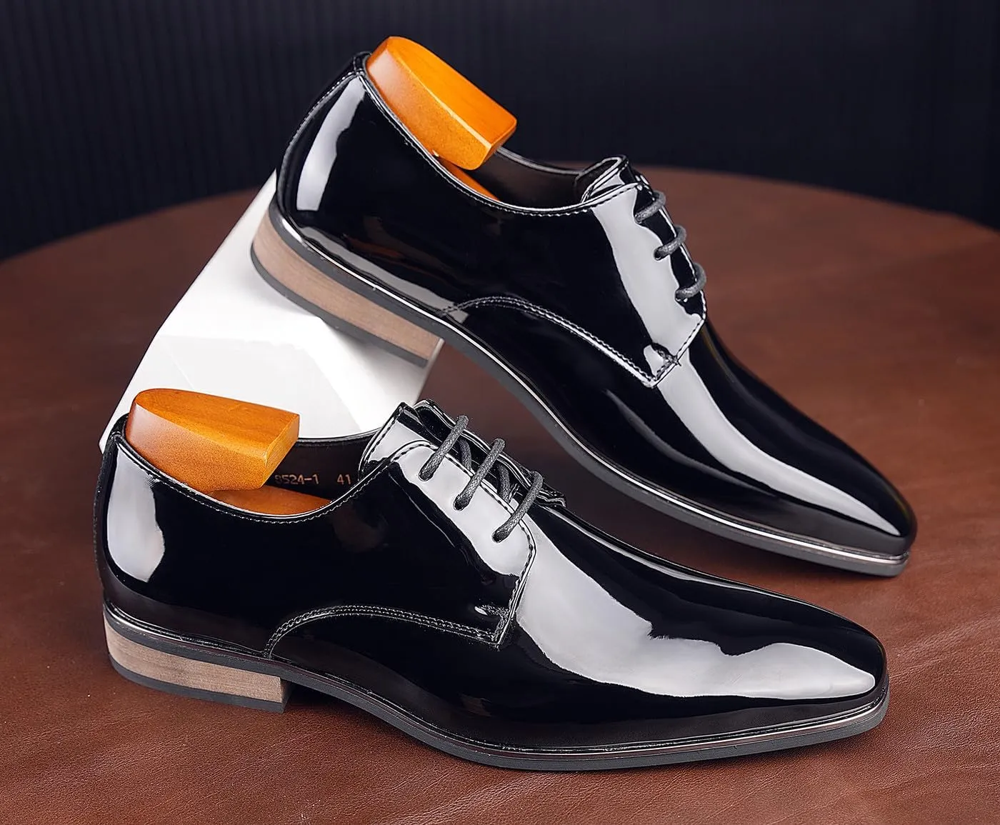 Mens Oxfords Formal Dress Tuxedo Derby Shoes Casual Wedding Fashion Walking Shoes for Men