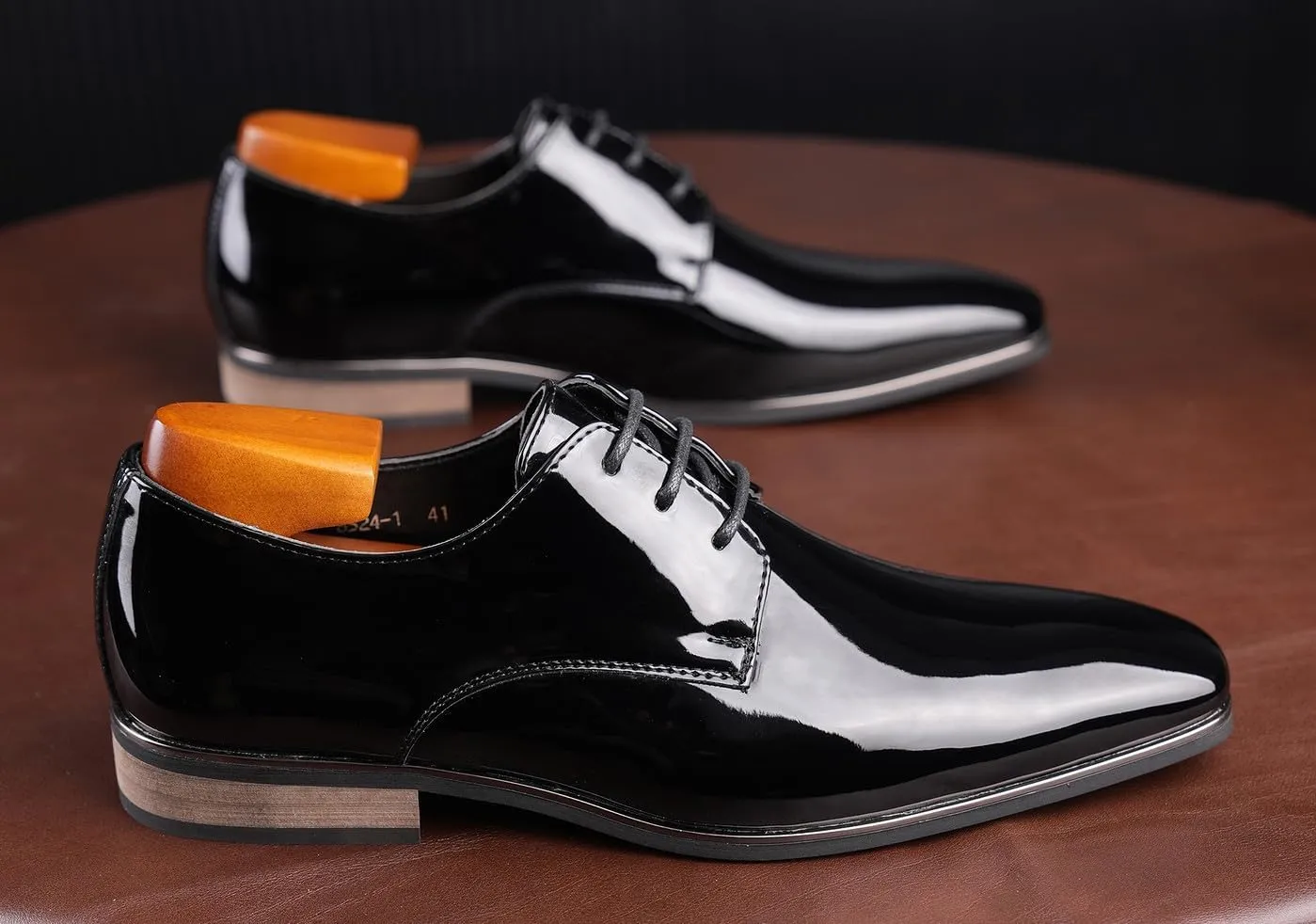 Mens Oxfords Formal Dress Tuxedo Derby Shoes Casual Wedding Fashion Walking Shoes for Men
