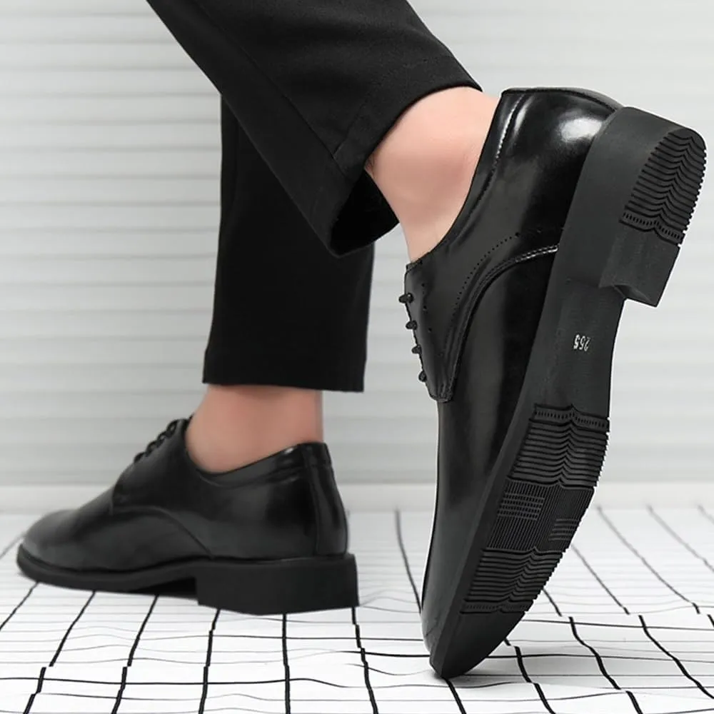 Mens Oxfords Shoes Leather Business Breathable Formal Classic Business Dress Shoes