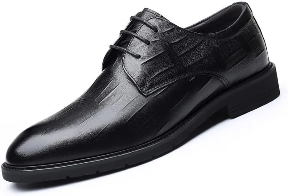 Mens Oxfords Shoes Leather Business Breathable Formal Classic Business Dress Shoes