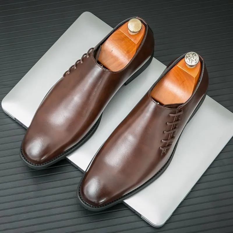 Men's Patent Leather Formal Business Oxfords Dress Shoes Formal Leather Loafers Business Casual Oxford