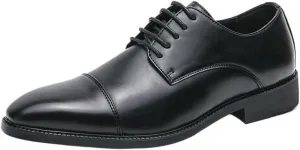 Men's Patent Leather Oxford Shoes Men Comfortable Classic Pointed Toe Gradient Design Tuxedo Shoes Breathable Leather Wingtip Brogue Oxfords