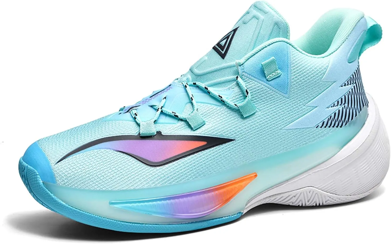 Men's Professional Match Basketball Shoes Street Combat Basketball Sneakers Women's Non-Slip Breathable Casual Sneakers Arch Support Walking Shoes