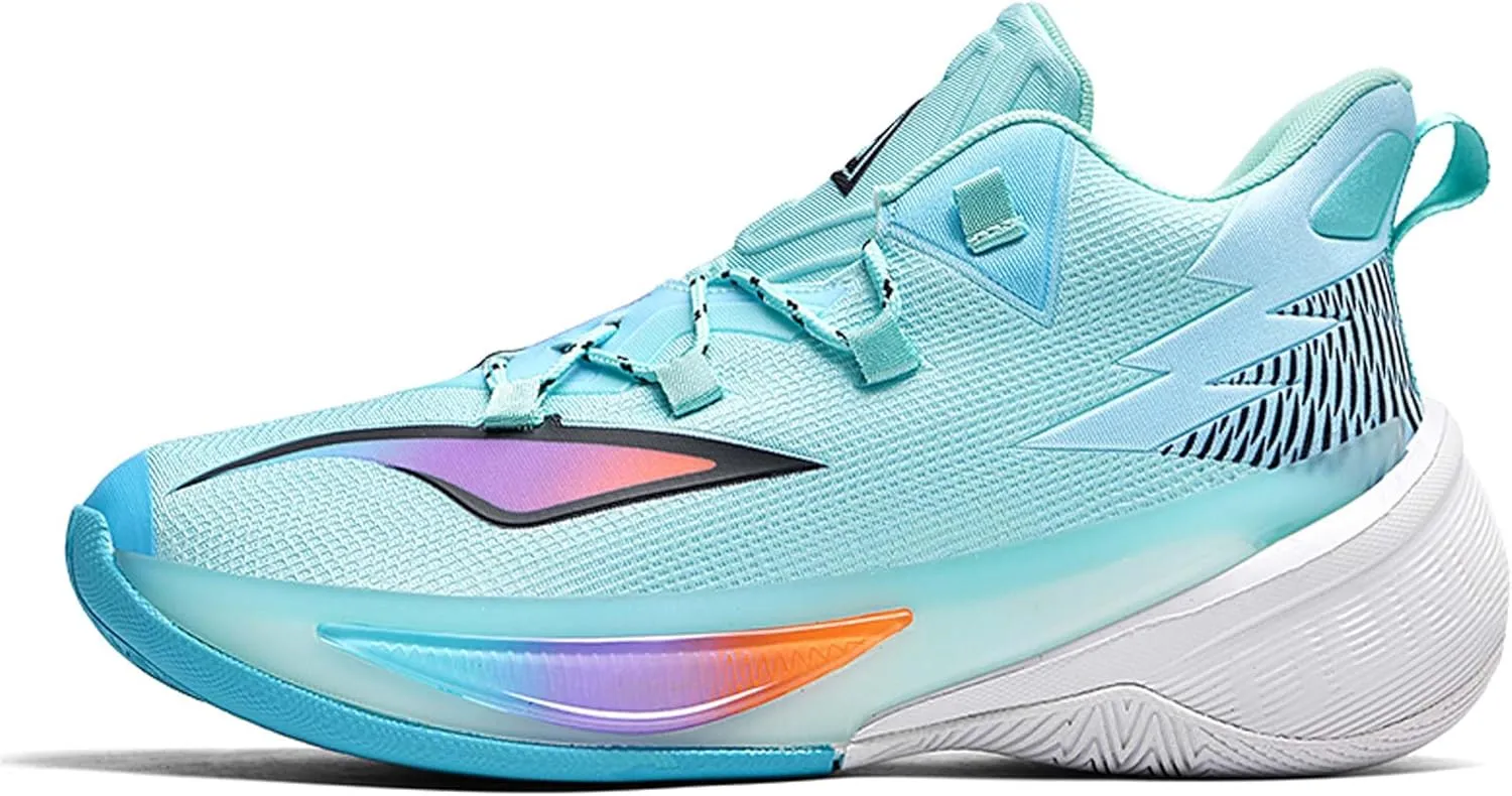 Men's Professional Match Basketball Shoes Street Combat Basketball Sneakers Women's Non-Slip Breathable Casual Sneakers Arch Support Walking Shoes
