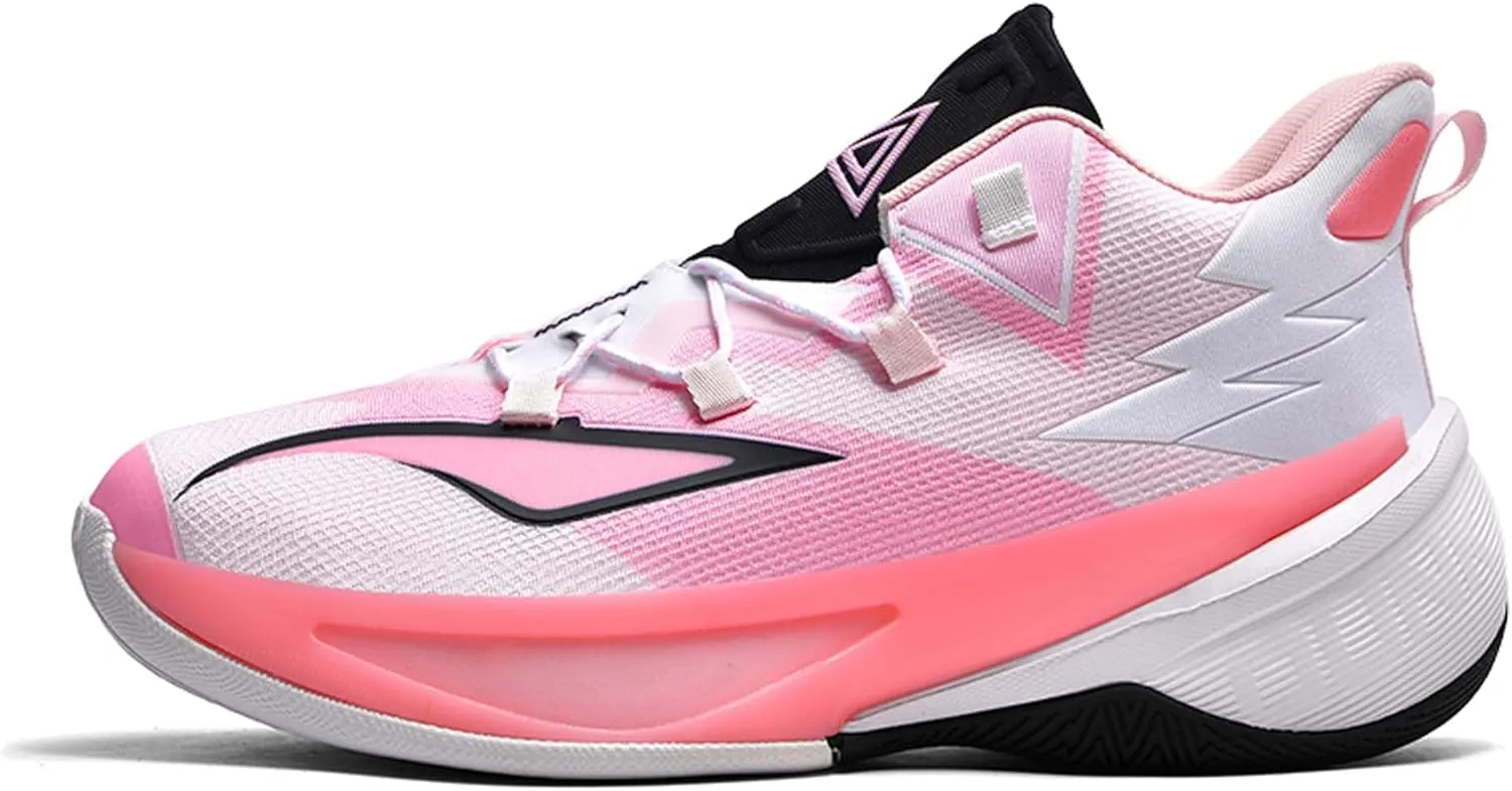 Men's Professional Match Basketball Shoes Street Combat Basketball Sneakers Women's Non-Slip Breathable Casual Sneakers Arch Support Walking Shoes