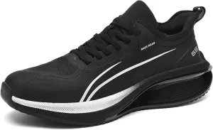 Men's Road Running Shoes Lightweight Breathable Fashion Sneakers Indoor Outdoor Slip Cushioned Training Sports Running Shoes Outdoor Casual Walking Shoes