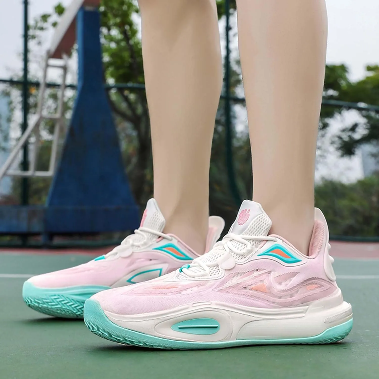 Men's Sports Basketball Shoes Fashion Sneakers Non-Slip Breathable Training Running Shoes Women's Outdoor Tennis Fitness Walking Sneakers
