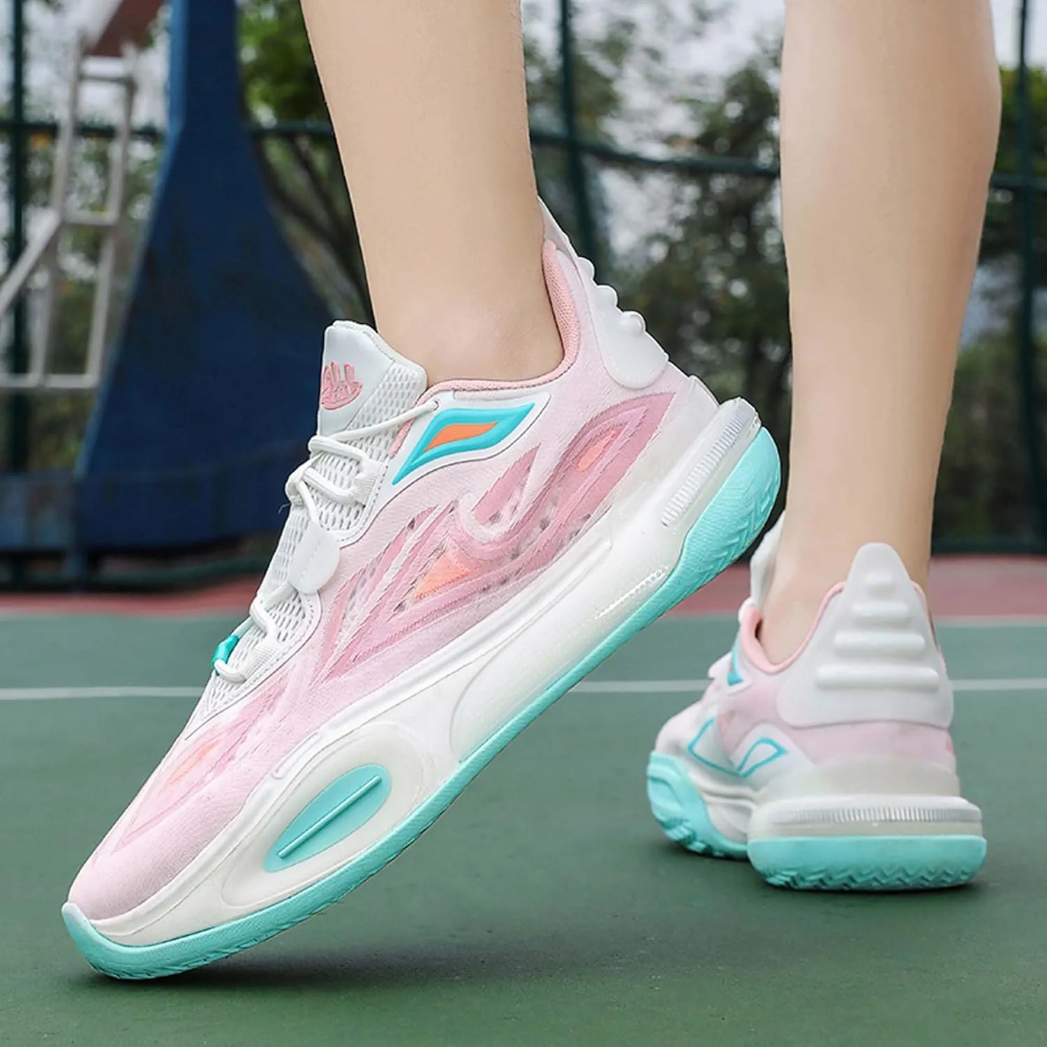 Men's Sports Basketball Shoes Fashion Sneakers Non-Slip Breathable Training Running Shoes Women's Outdoor Tennis Fitness Walking Sneakers