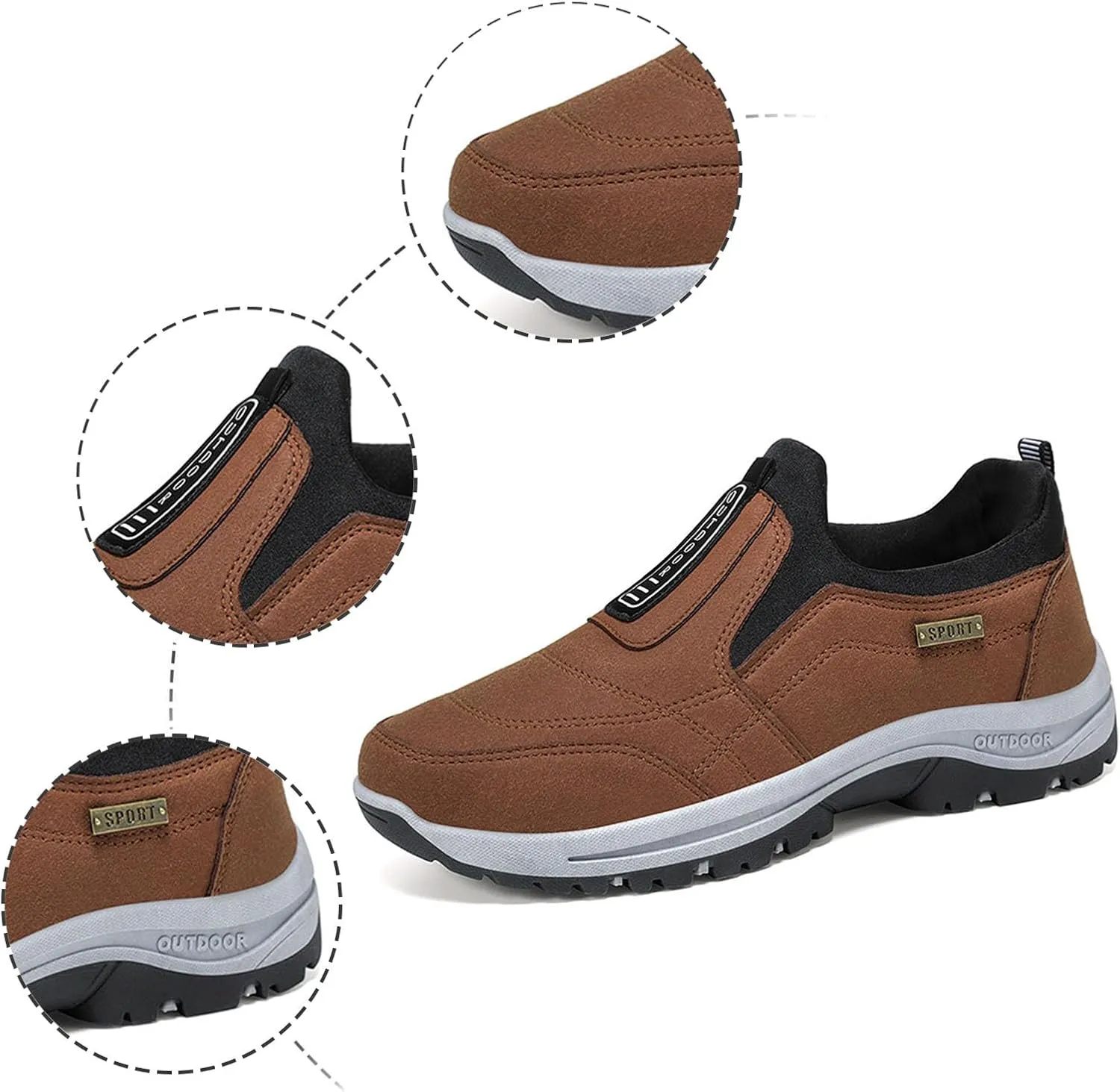 Men's Walking Shoes Sports Fashion Simple Running Classic Breathable Street Shoes
