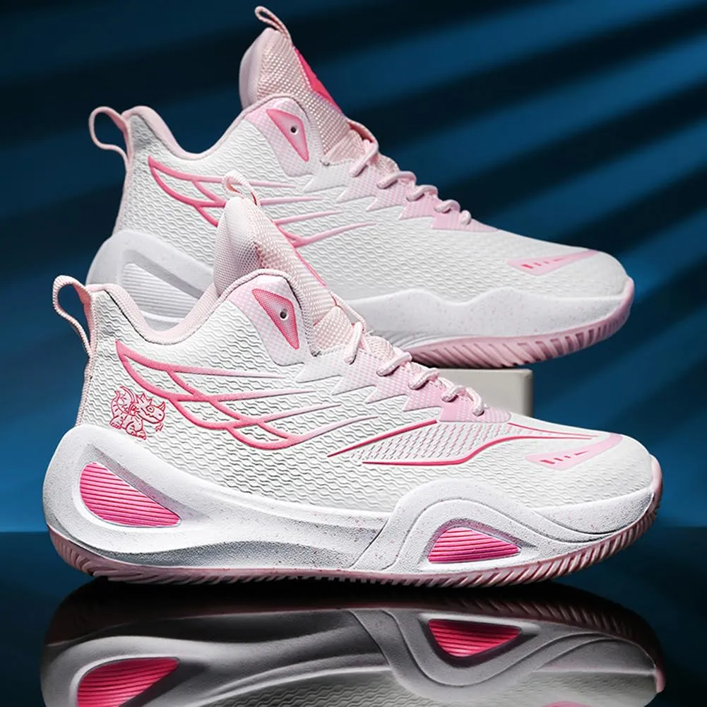 NCNDB Unisex Basketball Shoes Breathable Running Fashion Sneakers Anti Slip Cushion Sports Shoes for Running Walking Training