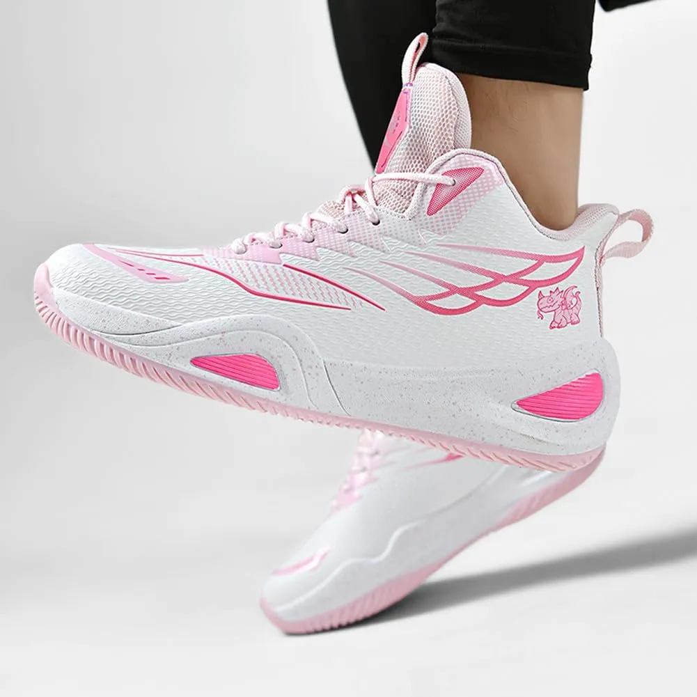 NCNDB Unisex Basketball Shoes Breathable Running Fashion Sneakers Anti Slip Cushion Sports Shoes for Running Walking Training