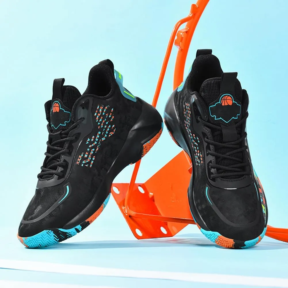 NCNDB Unisex Basketball Shoes Breathable Running Fashion Sneakers Anti Slip Cushion Sports Shoes for Running Walking Training