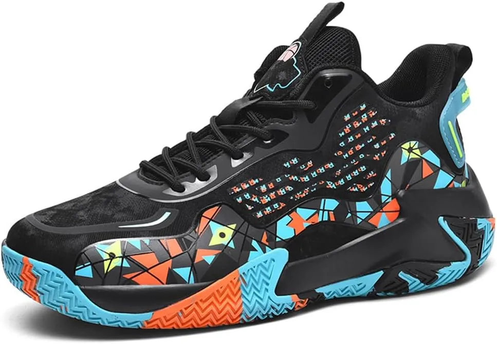 NCNDB Unisex Basketball Shoes Breathable Running Fashion Sneakers Anti Slip Cushion Sports Shoes for Running Walking Training