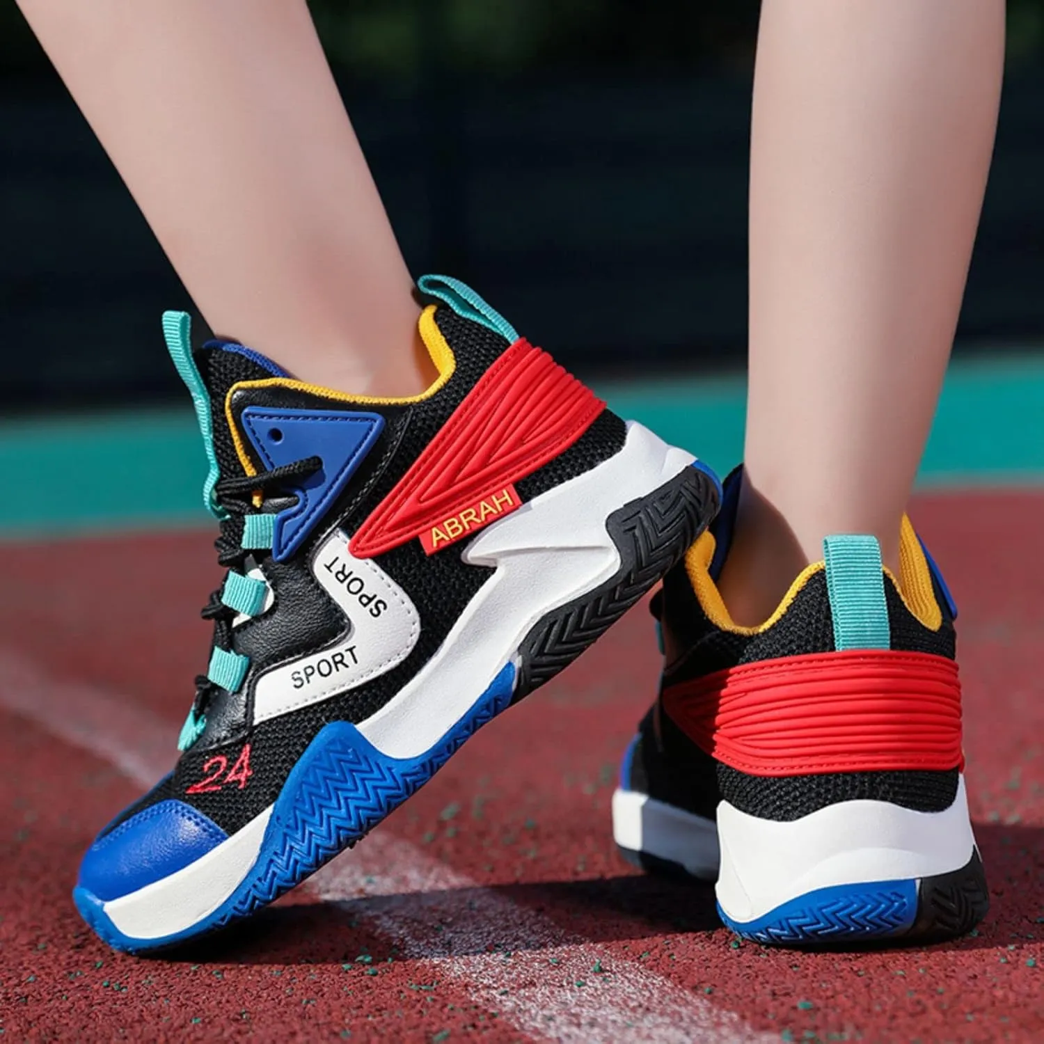 New Anti Slip and wear-Resistant Sports Basketball Shoes for Children