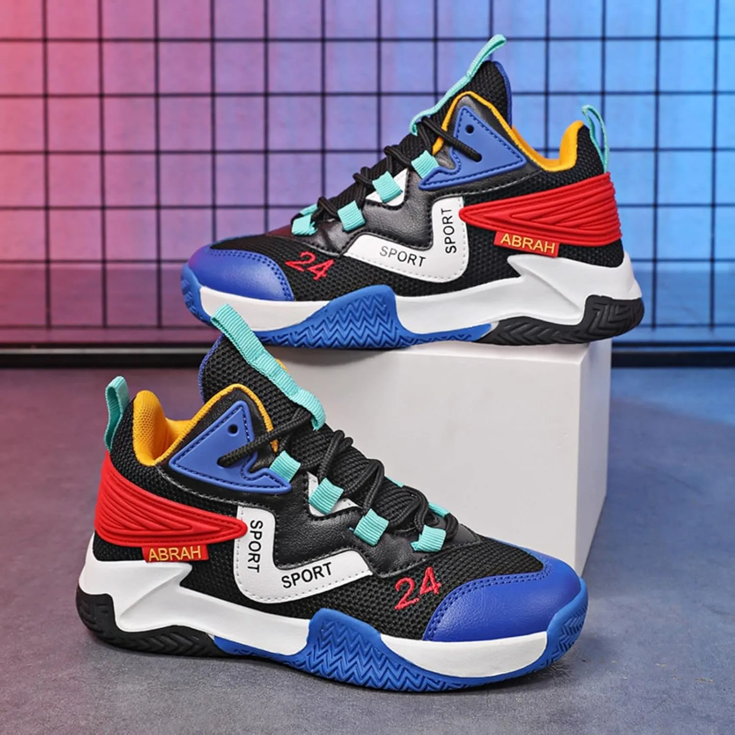 New Anti Slip and wear-Resistant Sports Basketball Shoes for Children