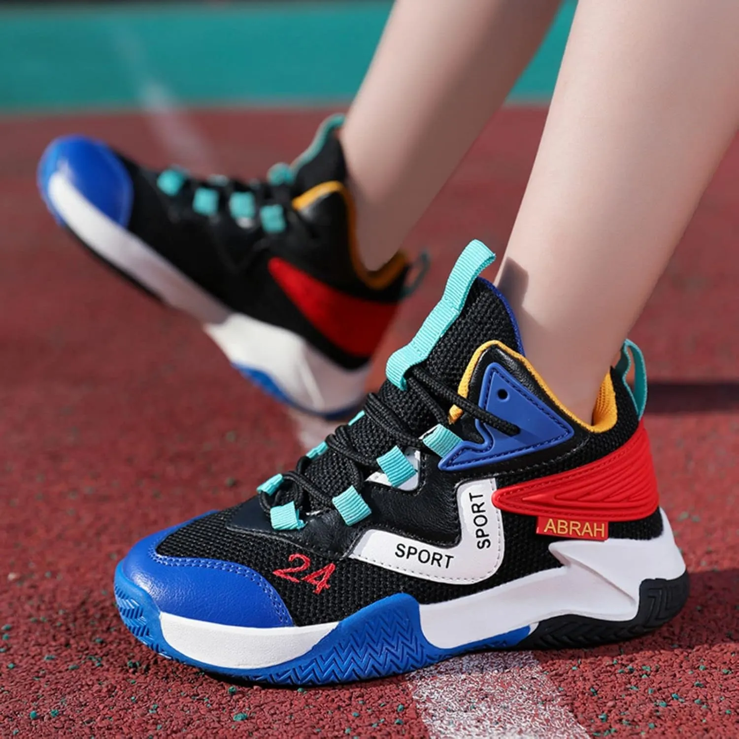 New Anti Slip and wear-Resistant Sports Basketball Shoes for Children