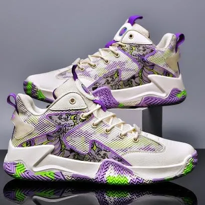 New Leisure Sports Running Youth Basketball Shoes