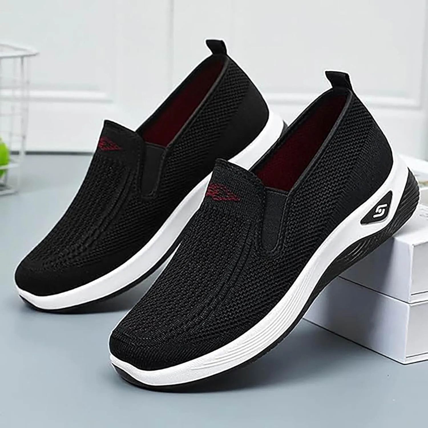 Non Slip Work Shoes Women Lightweight Black Casual Shoes Shoes Sneakers Men's Supportive Running Cushioned Athletic White Basketball Shoe Casual Loafers