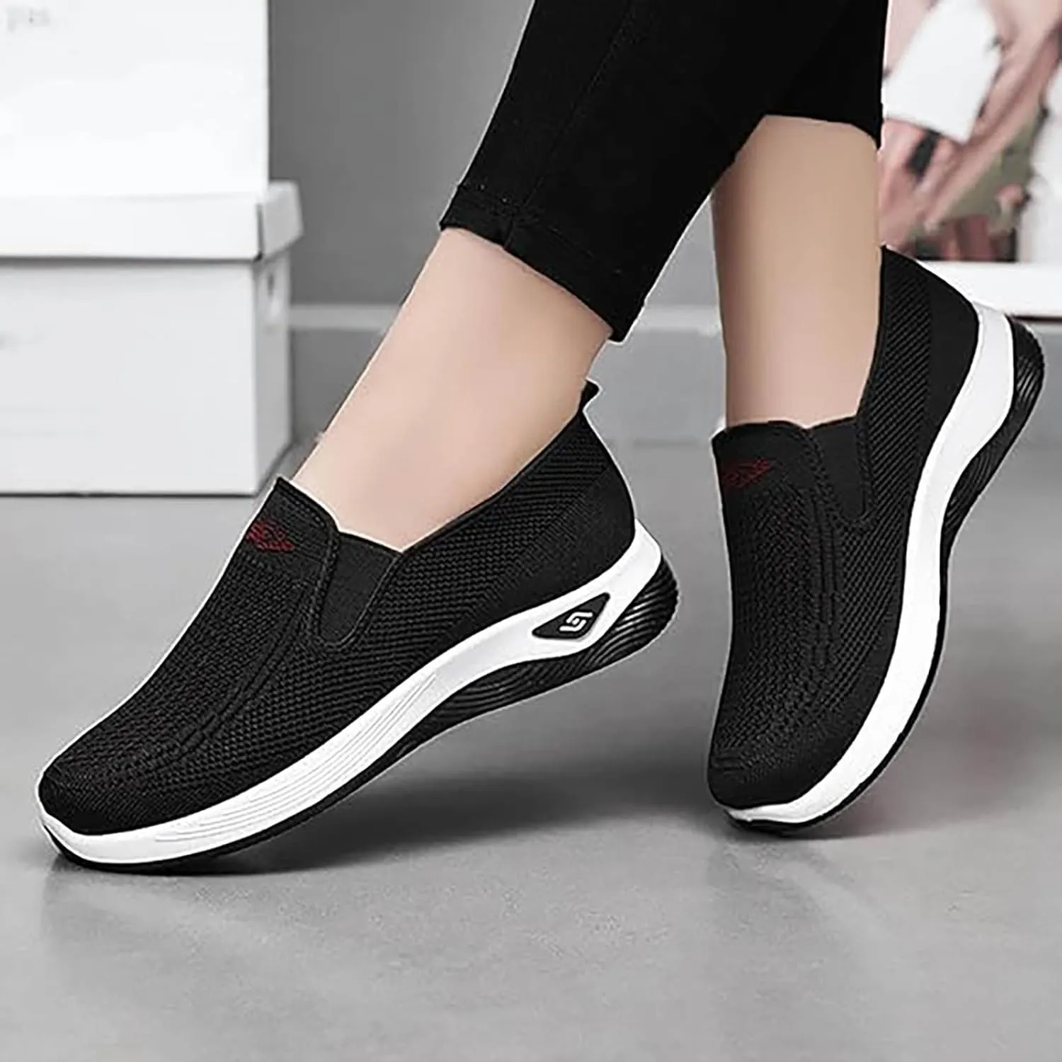 Non Slip Work Shoes Women Lightweight Black Casual Shoes Shoes Sneakers Men's Supportive Running Cushioned Athletic White Basketball Shoe Casual Loafers