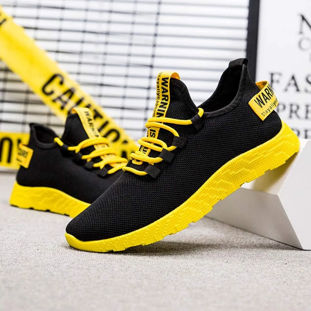 Outdoor Jogging Sneakers for Men Casual Sneaker Mesh Breathable Walking Shoe Breathable Diabetic Shoes for Men