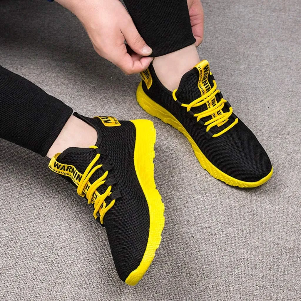 Outdoor Jogging Sneakers for Men Casual Sneaker Mesh Breathable Walking Shoe Breathable Diabetic Shoes for Men