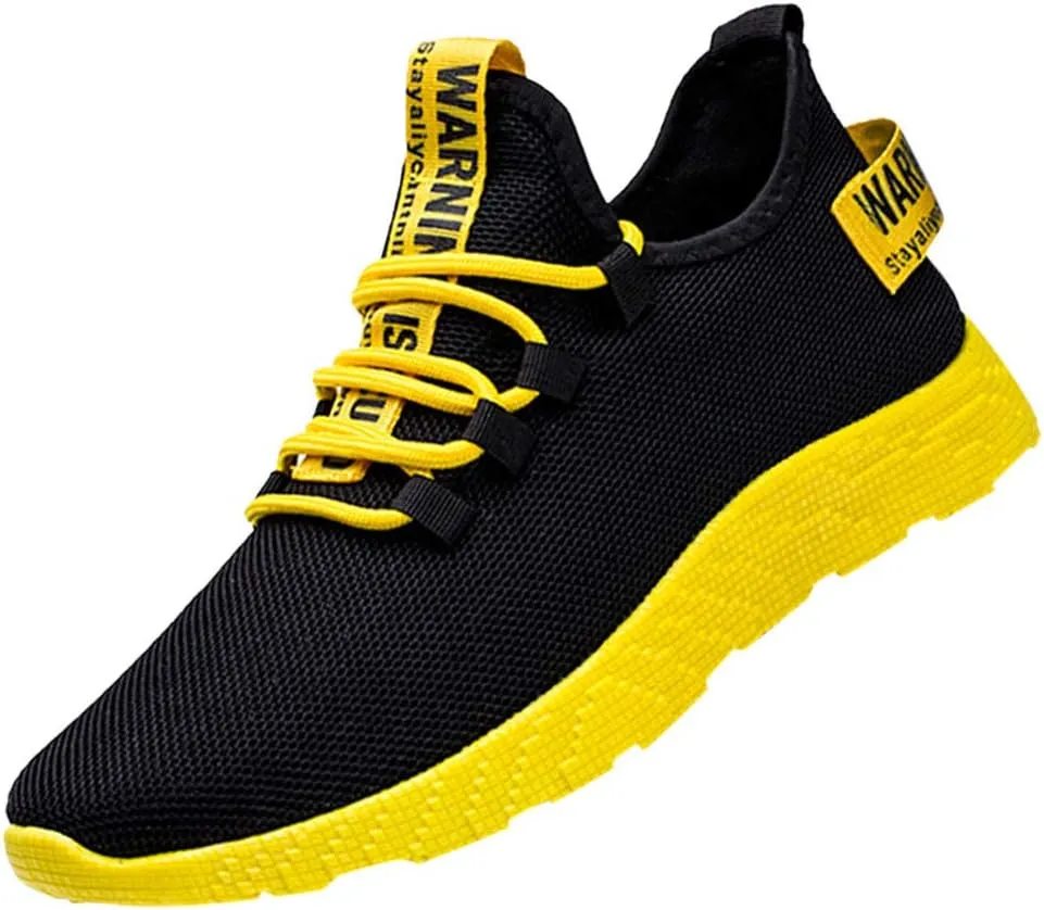 Outdoor Jogging Sneakers for Men Casual Sneaker Mesh Breathable Walking Shoe Breathable Diabetic Shoes for Men