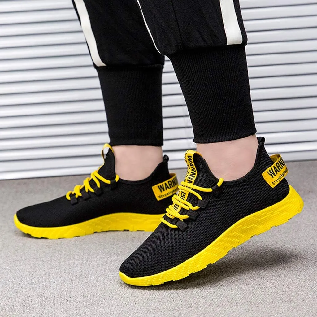 Outdoor Jogging Sneakers for Men Casual Sneaker Mesh Breathable Walking Shoe Breathable Diabetic Shoes for Men