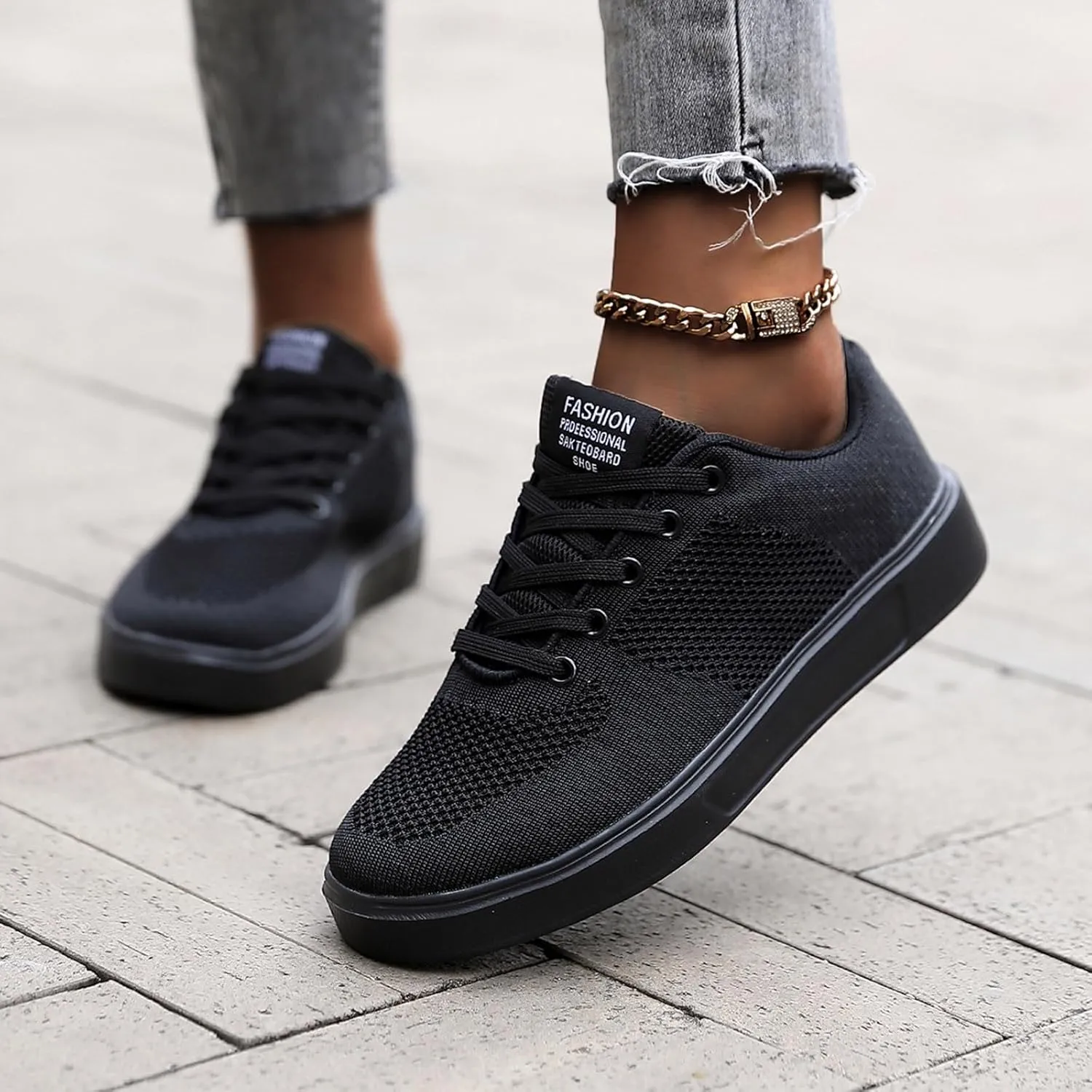 Outdoor Jogging Sneakers for Men Comfortable Breathable Lightweight Tennis Shoe Lightweight Work Shoes for Men