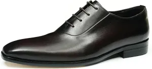 Oxfords Formal Dress Shoes for Men Genunie Leather Wingtip Toe Two Tone Derby Fashion Wedding Prom Shoes Mnes Tuxedo Comfortable Business Casual Shoes