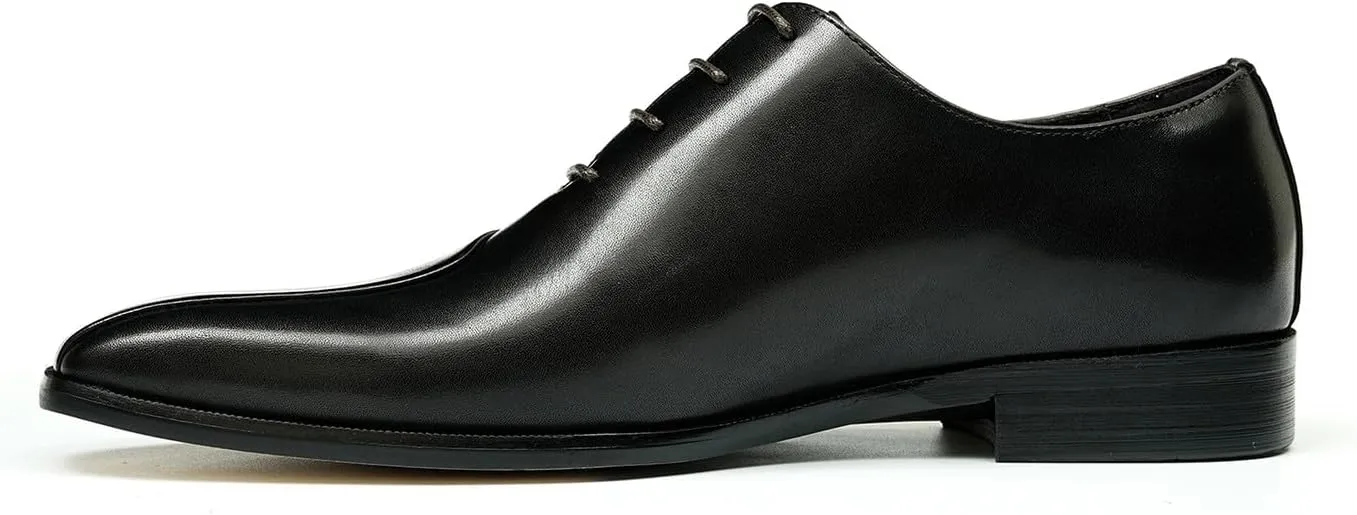 Oxfords Formal Dress Shoes for Men Genunie Leather Wingtip Toe Two Tone Derby Fashion Wedding Prom Shoes Mnes Tuxedo Comfortable Business Casual Shoes